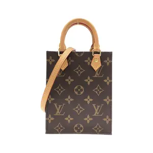 Pre-owned Louis Vuitton Canvas Shoulder Bags Petit Sac Plat Monogram Bag