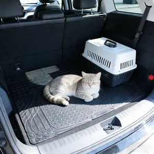 Non-slip, durable car trunk mat with a unique design; waterproof car trunk floor mat that protects the vehicle from dirt and scratches; suitable for most sedans and SUVs.