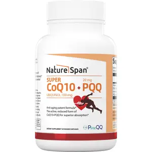 Super CoQ10 Ubiquinol 100 mg with PQQ 20 mg – Cellular Energy & Heart Support, Antioxidant Vitality Boost, 30 Capsules