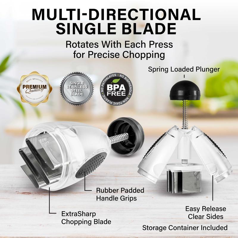Granitestone Multi Chopper Express - Signature Series Stainless Steel Multi-Directional Blade