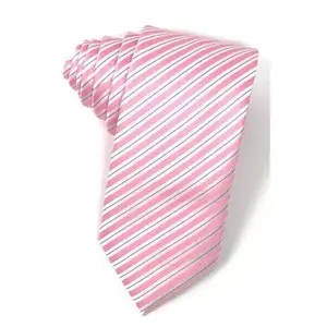Pink Newton Stripe Necktie