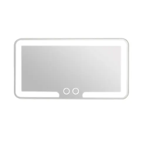 Car LED Makeup Mirror, Rechargeable Car Sun Visor Mirror, Dimmable Touchscreen Auto Vanity Mirror, Car Interior Accessories,car decor,boujee car accessories Led Car Ambient Light