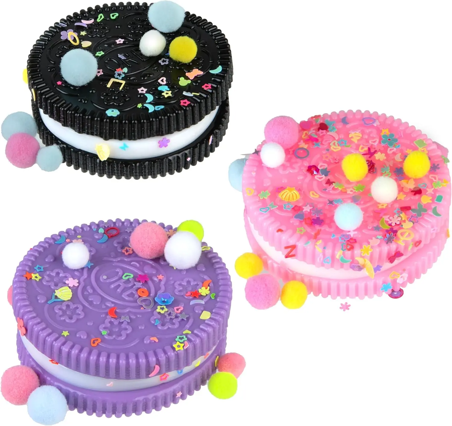 Taba-Licious Jumbo Cookie Squishies – Sticky Sandwich Sensory Fidget