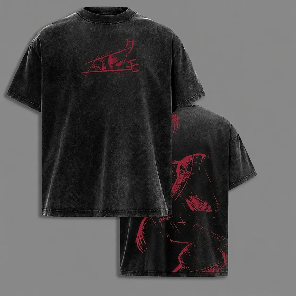 Dark Spidey Man Vintage Washed Graphic T-Shirt Ver 2, Black Red Oversized Heavyweight Cotton Spider Tee, Double Sided Retro Comic Streetwear Shirt, Y2K Grunge Web Slinger Aesthetic, Premium Unisex Graphic Apparel, Collector Fan Gift Merch