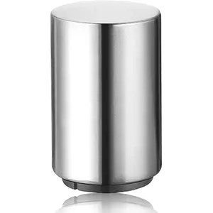 Premium Automatic  Bottle Opener (Stainless Steel), No Damage to Caps, Portable Push Down and Pop Off Magnetic Cap Catcher, QUICK Fun Bartender Openning Tool for Corkscrew Lid Home Bars Kitchen