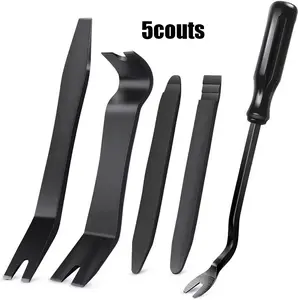 5-piece car interior removal tool set! Scratch-free pry bar—ideal for removing door panels, installing speakers, and modifying interior trim; easy for beginners to use.