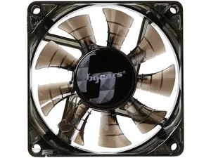 Bgears b-PWM 80 Translucent Black 2 ball Bearing PWM fan with  500 to 4000RPM, 78CFM, 37dba