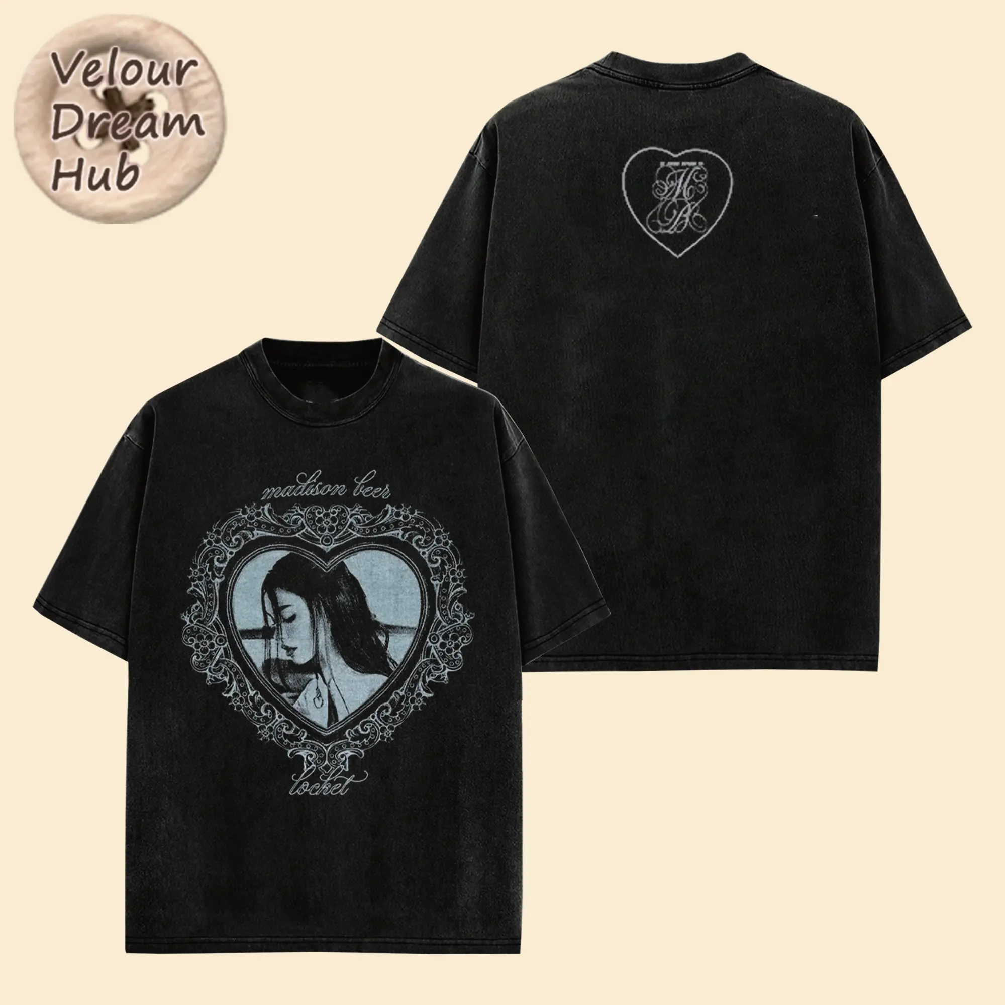 Madison Beer The Locket Album Shirt 2026 Tour Vintage R&B Graphic Tee Streetwear Music Merch Unisex Cotton T-Shirt Gift for Fans and Music Lovers