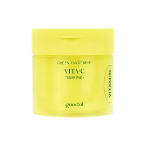 Goodal Green Tangerine Vita C Toner Pad (70pads) Exfoliating Moisturizing Brightening Hydrate Korean Skincare