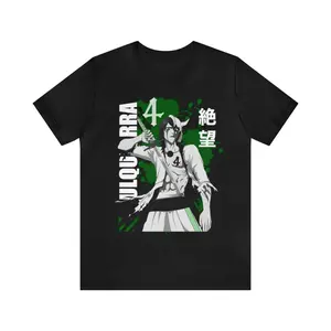 BLEACH Ulquiorra Cifer Unisex Anime Style T-Shirt, Bleach T-Shirt, Ulquiorra T-Shirt, Bleach Anime Merch, Bleach Anime Shirt, Anime Gift