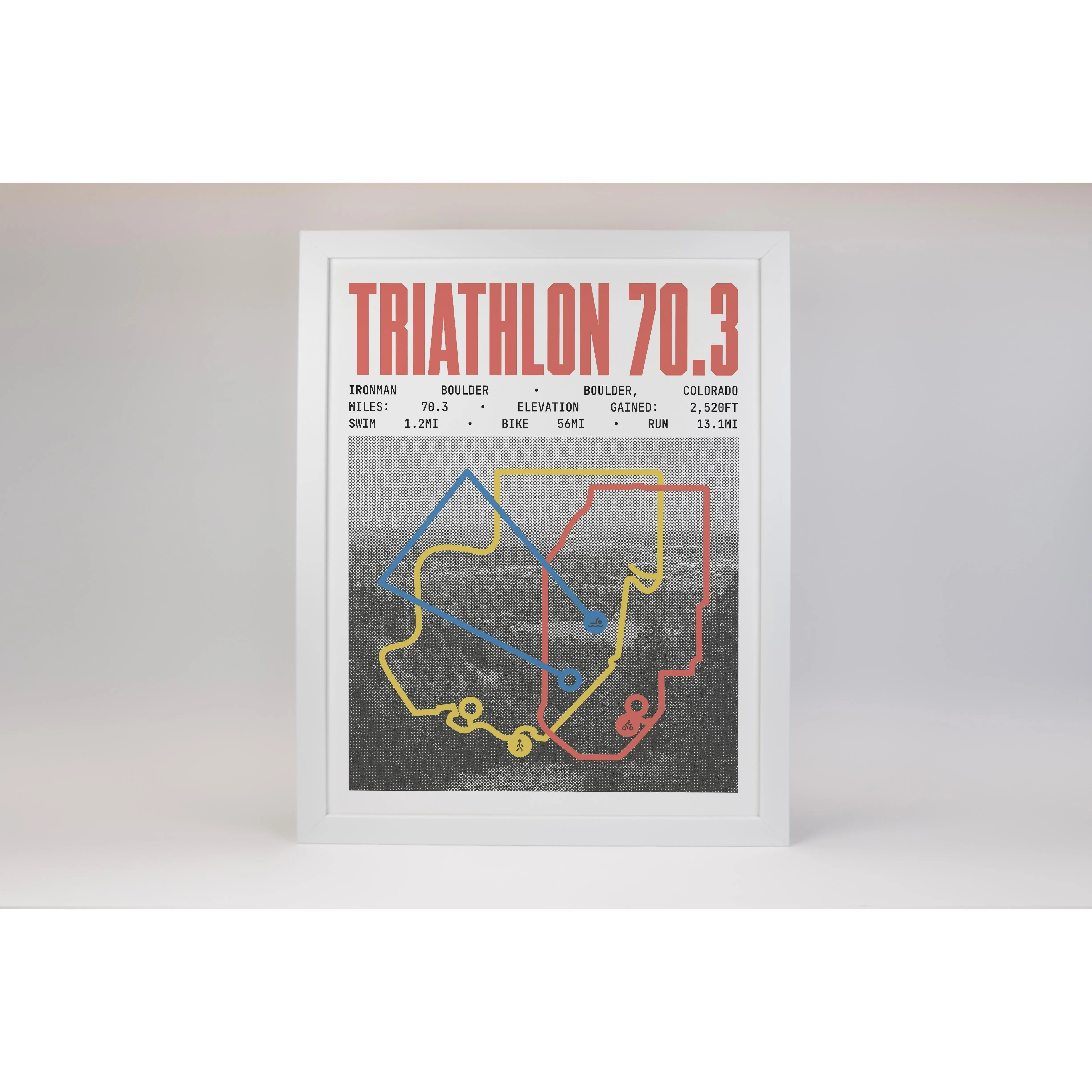 Ironman 70.3 Boulder Poster