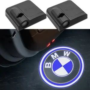 For BMW E90 E91 E92 E93 E60 E61 F10 F07 E63 E64 F12 F13 Car Door Welcome Light Led HD Projector Lamp Courtesy Lights 2PCS Accessories