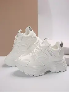 Women's Thick Sole Casual Sports Shoes, Comfortable and Stylish Sneakers for Daily Wear, Perfect for Walking and Leisure Activities, Sneakers Trainer Shoes, Sneakers Height Shoes