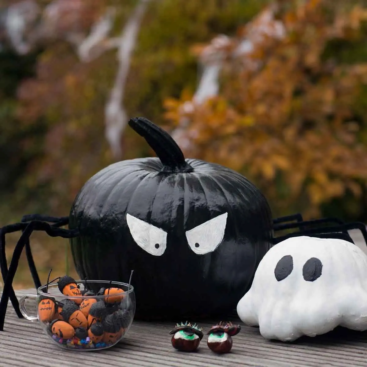 Hand painted pumpkins