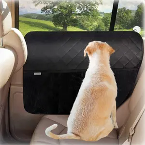 2 Packs Universal Fit Car Door Protector for Dogs Waterproof Scratchproof Nonslip Durable Washable Pet Vehicle Door Guard
