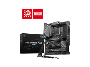 MSI Z790 GAMING PLUS WIFI LGA 1700 Intel Z790 SATA 6Gb/s ATX DDR5 PCI-E x16 slot Wi-Fi 6E 2.5Gbps LAN 4x M.2 EZ Debug LED Motherboard MSI Z790 GAMING PLUS WIFI LGA 1700 Intel Z790 SATA 6Gb/s ATX DDR5 PCI-E x16 slot Wi-Fi 6E 2.5Gbps LAN 4x M.2 EZ Debug LED Motherboard