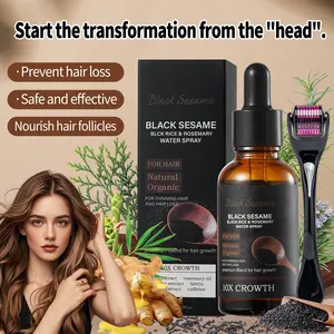 Hair Growth BlackSesame GinsengHair Care l Hair Loss Prevention Hair CarelPrevent hair loss | Strengthen hair roots | Nourish dry hair | Scalp care | Natural and organic ingredients | Hair growth essence | Suitable for men and women | Hair oil Haircare