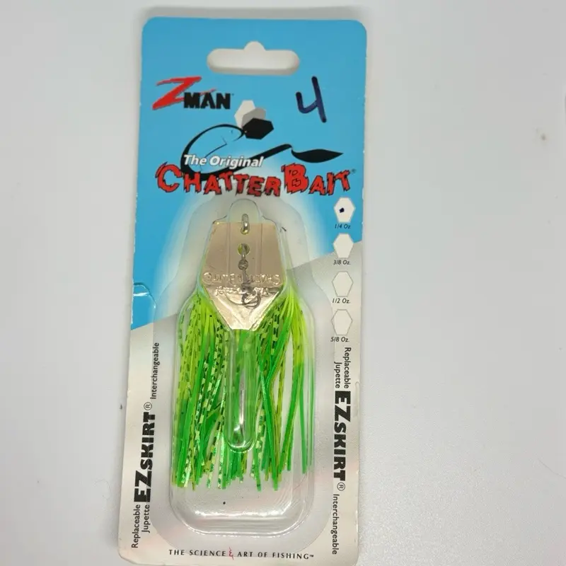 Z Man Chatter Bait- Chartreuse Frog 1/4 oz
