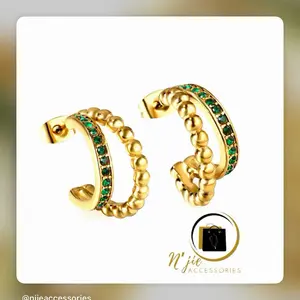 stainless steel gold hoop earrings – waterproof, tarnish-free, everyday luxury jewelry