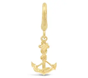 Ariva 18K Gold Clad Anchor Charm
