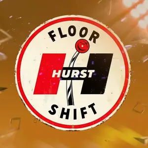 Vintage Hurst Floor Shift Metal Sign, Weather Resistant Retro Auto Emblem, Wall Decor for Indoor Outdoor Decor, Home Decor