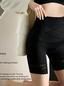 High Waist Tummy Control Pants, Enhanced Belly Slimming Underwear, Waist Cinching Shapewear, Butt Lifting Safety Panties, Tummy Tightening Briefs