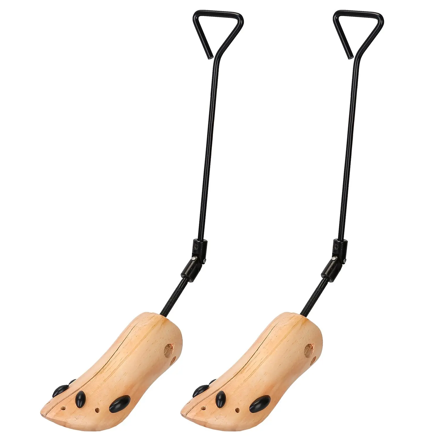 M-L Options -- 1Pc One Pair Boot Stretcher Adjustable Width Shoe Shaper Wooden Boot Widener Expander For Men Women
