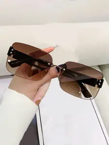 Square Frame Sunglasses, Vintage Trendy Sunglasses for Everyday Use, Fashion Accessories for Outdoor Activities, National Day Offers, Trendy Shades