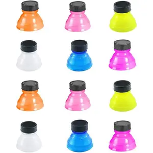 12 count Soda Can   Bottle Fizz Lid Caps Can Covers for  Carbonated Drinks and Other Canned Beverages (Colourful)
