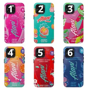 Alani Phone Case, Energy Drink Tough Case For iPhone Models, Favorites orange kiss variety, Trendy Preppy Design