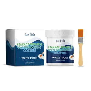 2PCS Jue-Fish Multi-Purpose Leak Repair Coating, Roof Wall Asphalt Roof Leak Proof Glue Liquid Coil Leak Repair Glue613214