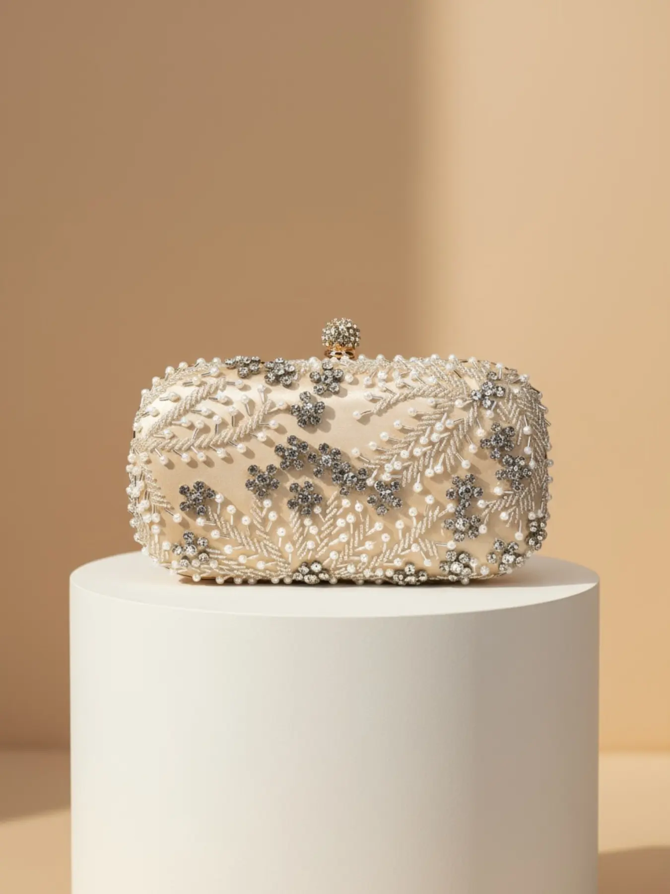 Handmade Rhinestone Evening Bag, Elegant Embellished Clutch Square Crossbody Going Out Purse, Perfect for Weddings, Parties, Birthdays, Christmas, Mother's Day