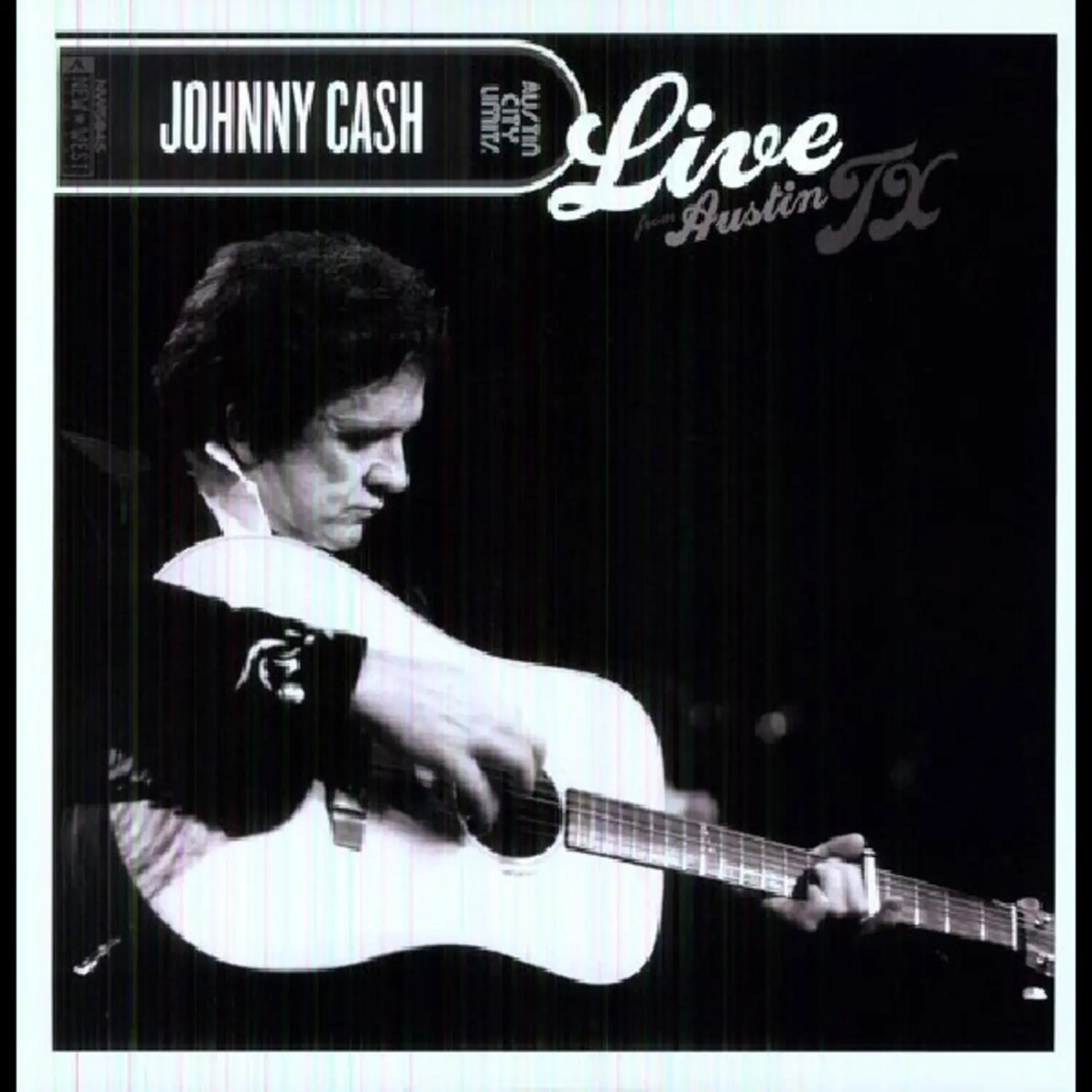 Johnny Cash - Live From Austin, TX   (Red (CASSETTE)  [CASSETTES] Colored Cassette , Red, Stickers, Anniversary Ed