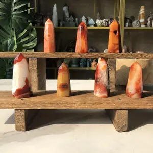 Natural Crystal Carnelian Tower Collection