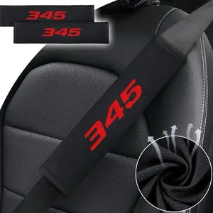 2PCS Seat Belt Covers Seatbelt Pad Strap Shoulder Pad Suit for Dodge Challenger Durango SRT 345 Car Accessories