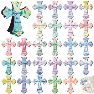 50Pack Magnetic Bookmarks Christian Bookmarks Bulk Cross Bible Bookmark for Reading Women Men Kids Teacher Book Lovers Gifts, Religious Magnet Bookmark Clips Cute Personalized Book Markers