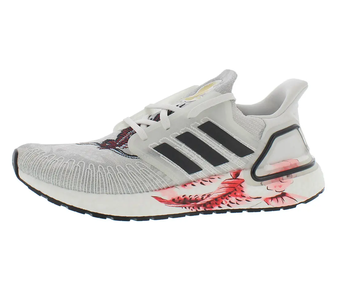 Adidas UltraBoost Men's Running Sneaker - Breathable Mesh Fabric Performance Footwear for Daily Training & Competitive Runs, US Size 5.5, Sports Shoes