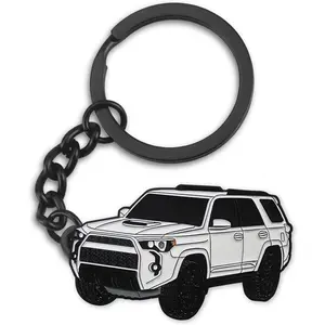 For 4Runner Keychain,For 4Runner Accessories 2015-2022 Toy Truck,Metal Keychain