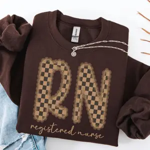 Registered Nurse Sweatshirt, RN Crewneck Sweatshirt, Registered Nurse Gifts, RN Nurse Graduation Gifts, RN Nurse Sweater, Nurse Shirt