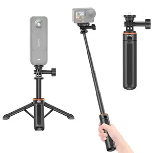 Vrig Ac81 Mini Selfie Stick Tripod, Compatible with Dji Osmo Action 6/5 Pro/4/3, Insta360 Ace Pro 2/acex5/x4, Gopro Hero 13/12/11/10/9