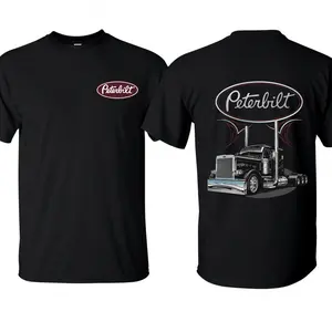 Peterbilt Classic Trucker , Chrome Semi-Truck Graphic with Dual Exhaust Pipes, Diesel Nation Peterbilt Graphic Shirt, For Truck Drivers & Rig Enthusiasts, Gift for Hauling Crew & Big Rig Fans # ComfyWear # OOTDInspo