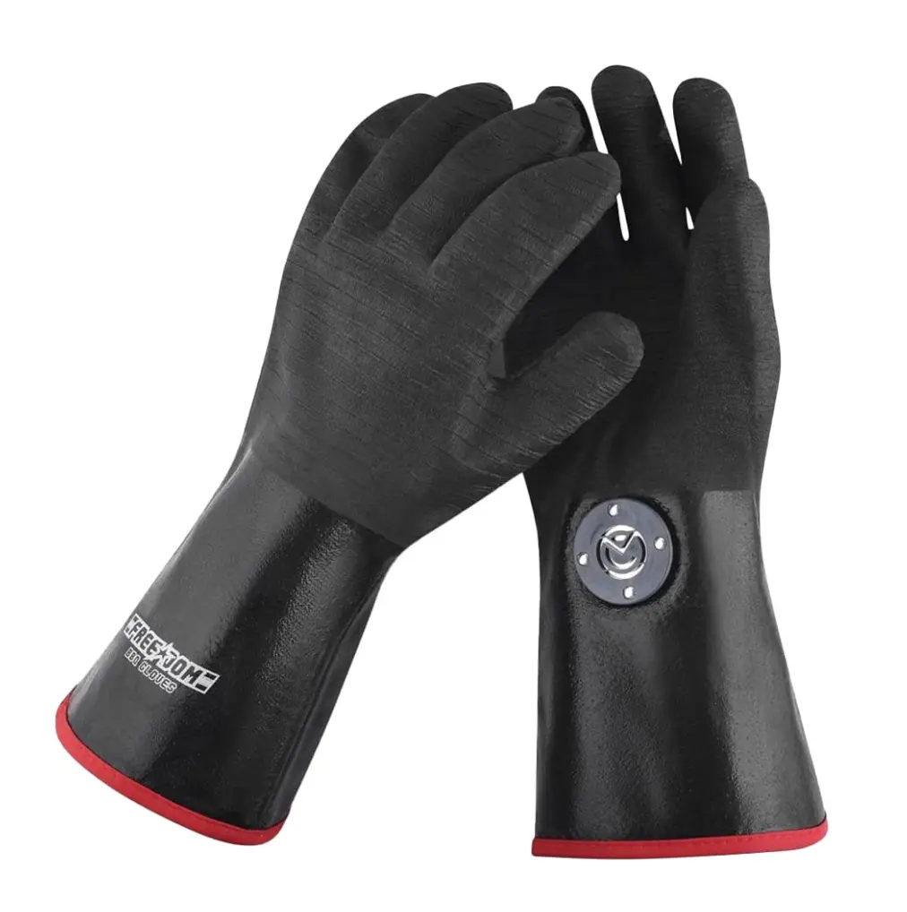 Freedom BBQ Gloves 14" Cuffs with Magnetic Safety Clips bbq grill Freedom BBQ Gloves 14" Cuffs with Magnetic Safety Clips bbq grill
