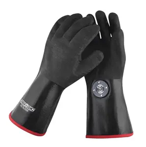 Freedom BBQ Gloves 14" Cuffs with Magnetic Safety Clips bbq  grill