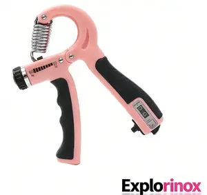 Hand Gripper with Counter R-Shape ABS Adjustable Resistance Forearm Strength Trainer Fitness Equipment