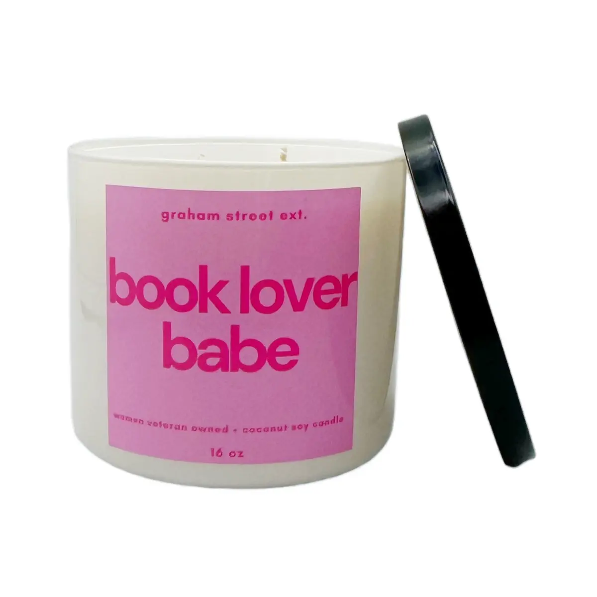 16oz Book Lover Babe Candle Scent Cozy Fruits
