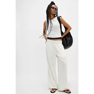 Free People Day's End Linen Pull-On Pants