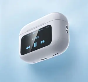 New A8 Pro Wireless Earbuds with ANC and ENC Noise Reduction, LED Touch Screen Design for Sports and Daily Use