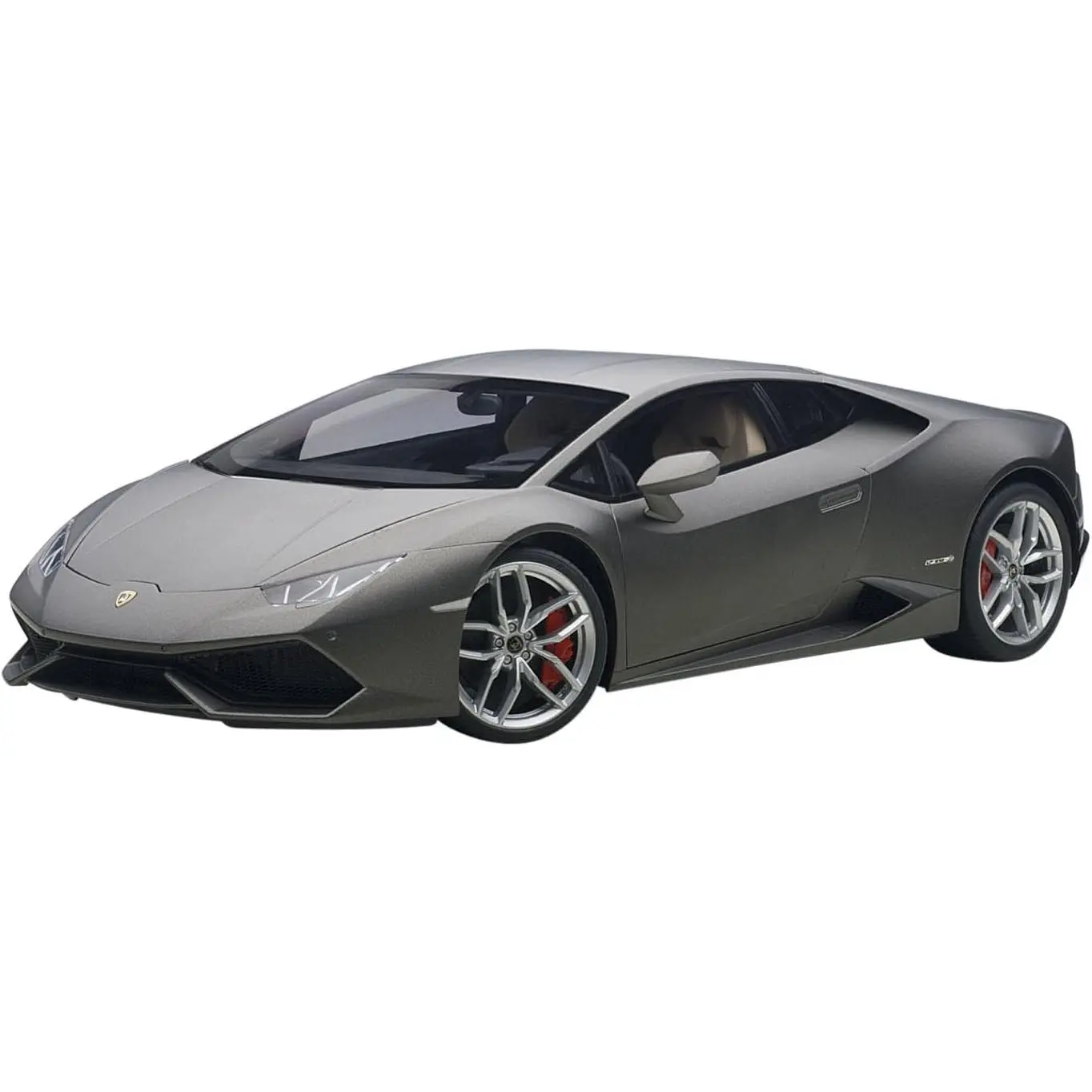Lamborghini Huracan LP610-4 Grigio Titans/Matt Grey 1/12 Scale Model Car by Autoart