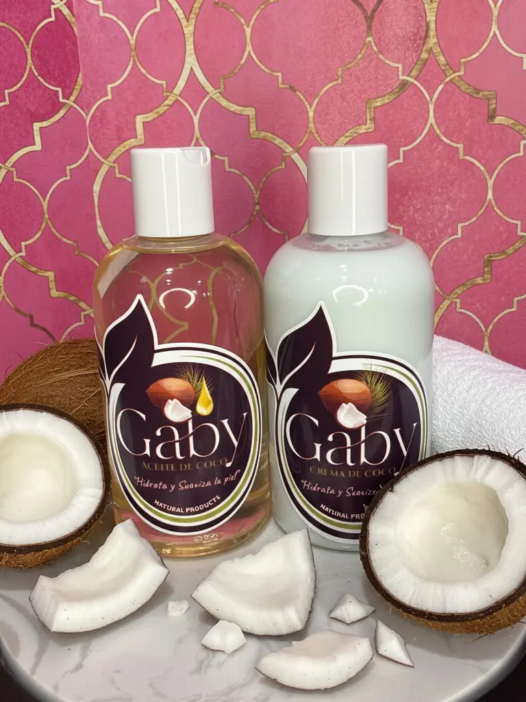 Gaby natural products coconut oil and lotion