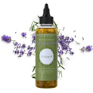 VIRAL Herbalista Maximum Strength Botanical Hair Growth Oil – 4 oz | Rosemary · Fenugreek · Horsetail · Nettle · Burdock Root + More Botanicals